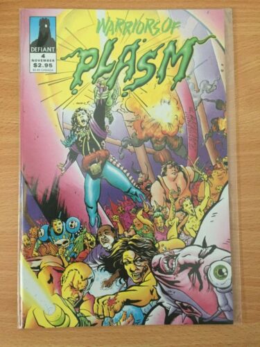 Warriors Of Plasm #4 Defiant Comics VF - Photo 1/1