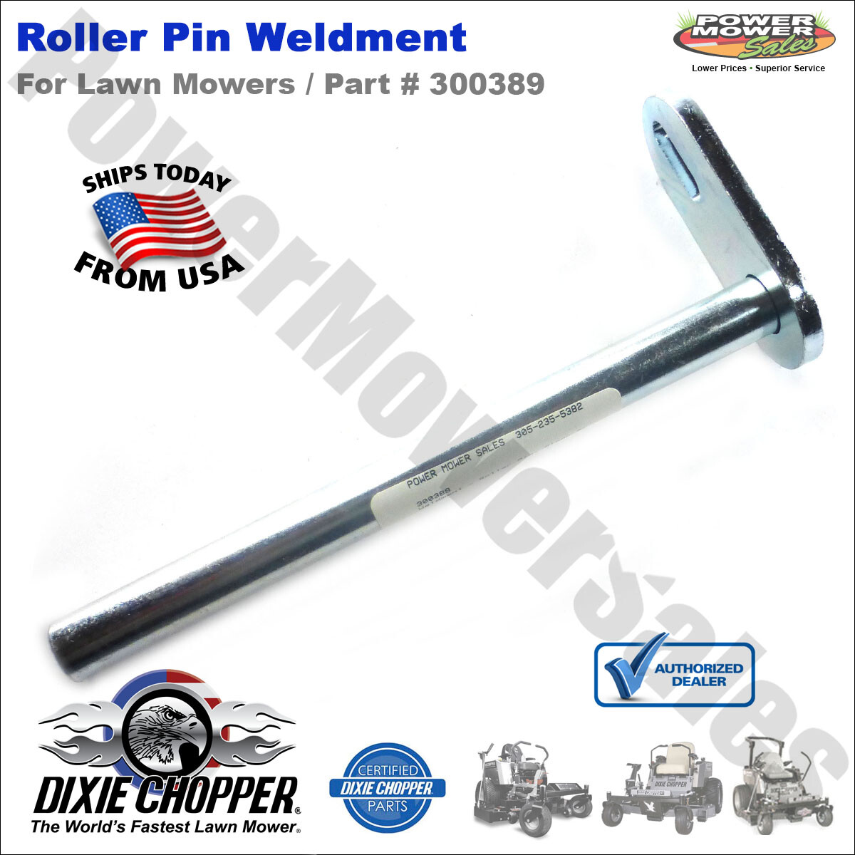 Bullone Di Trasporto Rullo Per Tosaerba Dixie Chopper 5/8 - Foto 3