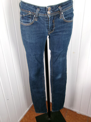 Jeans Femme Le Temps Des Cerises Skinny Stretch Taille 36 - Bleu, Occasion