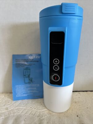 Smart Temperature Control Travel Coffee Mug GEEZO Electric Heated Travel Mug ...