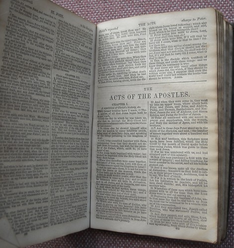 1868 LEATHER ~ HOLY BIBLE ~ OLD & NEW TESTAMENTS ~ AMERICAN BIBLE SOCIETY - Picture 6 of 6