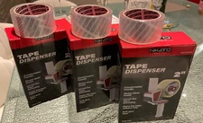 3 Heavy Duty Tape Gun Dispenser with 3 tapes, NIKATTO USA STOCK