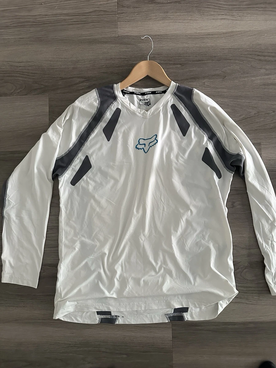 Chemise Fox Racing Homme 2XL Grise - Jersey VTT Cyclisme, Léger Et Respirant