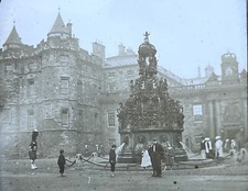 Holyrood Palace Entrance Victorian Magic Lantern Slide (I1)