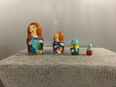 Russian Nesting Dolls NO Manufacture ID Markings Sleeping Beauty?