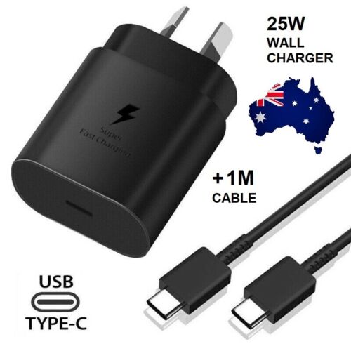 25W Super Fast Wall Charger+2M Type-C Cable For Samsung Galaxy S23 24 S25+ Ultra - Picture 8 of 11