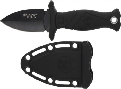 Smith & Wesson Small Boot Fixed Knife 2'' Carbon Steel Blade Black - 1160815