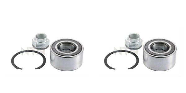 SNR 2X Radnabe Radlagersatz Vorderachse FüR Fiat 500 Ford KA Mito 312 312-image