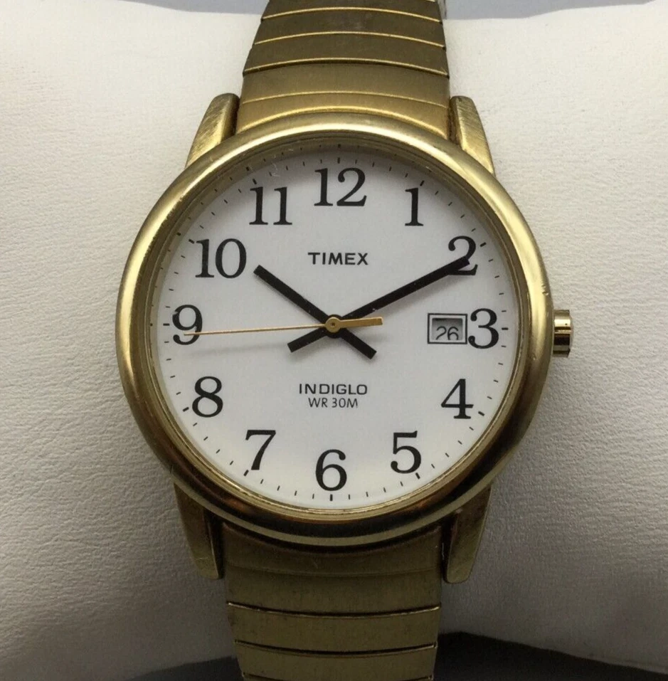 Mens indiglo watches clearance