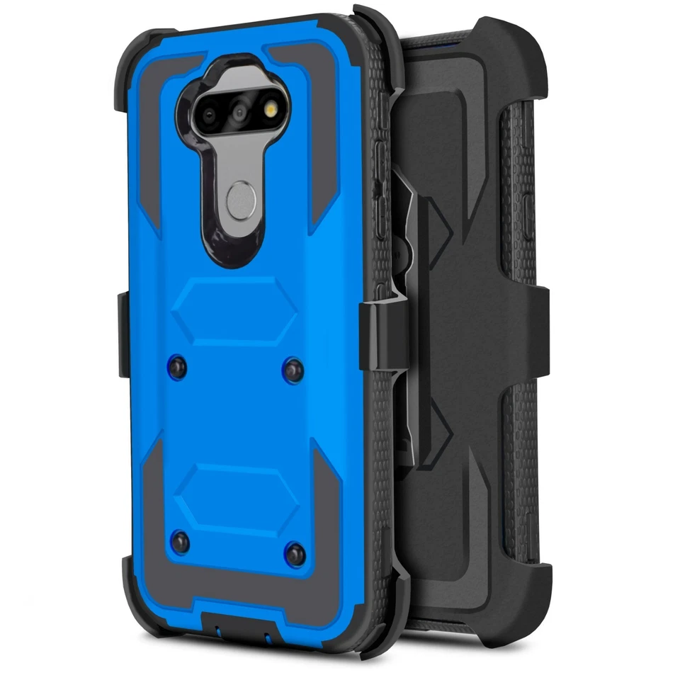 For LG Aristo 5 Phoenix Holster Case Armor Belt Clip Kickstand Cover + Screen - Image 2 of 4