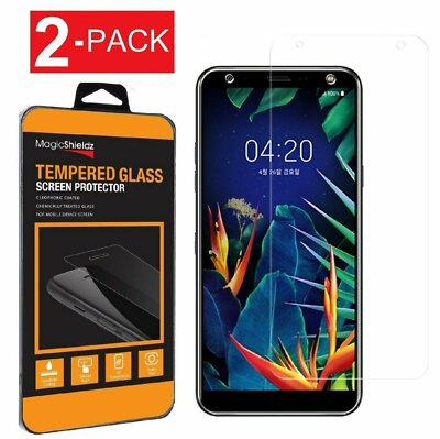 2 Pack Premium Tempered Glass Screen Protector For LG K40 K12 Plus X4 2019