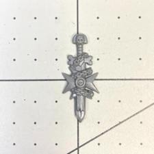 40K BLACK TEMPLAR SWORD ICON bit space marines decorative GW bits OOP BZ25