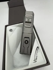 Vector Caliper - Single Large Jet Flame Torch Lighter - Gunmetal - New
