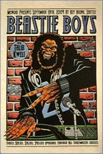 Beastie Boys 2004 Seattle Poster Print 12 x 17 Reproduction