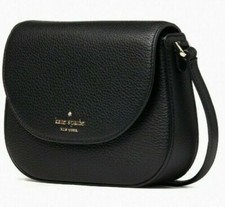 Kate Spade Leila Mini Flap Crossbody Black Leather WLR00396 NWT 239 Retail F