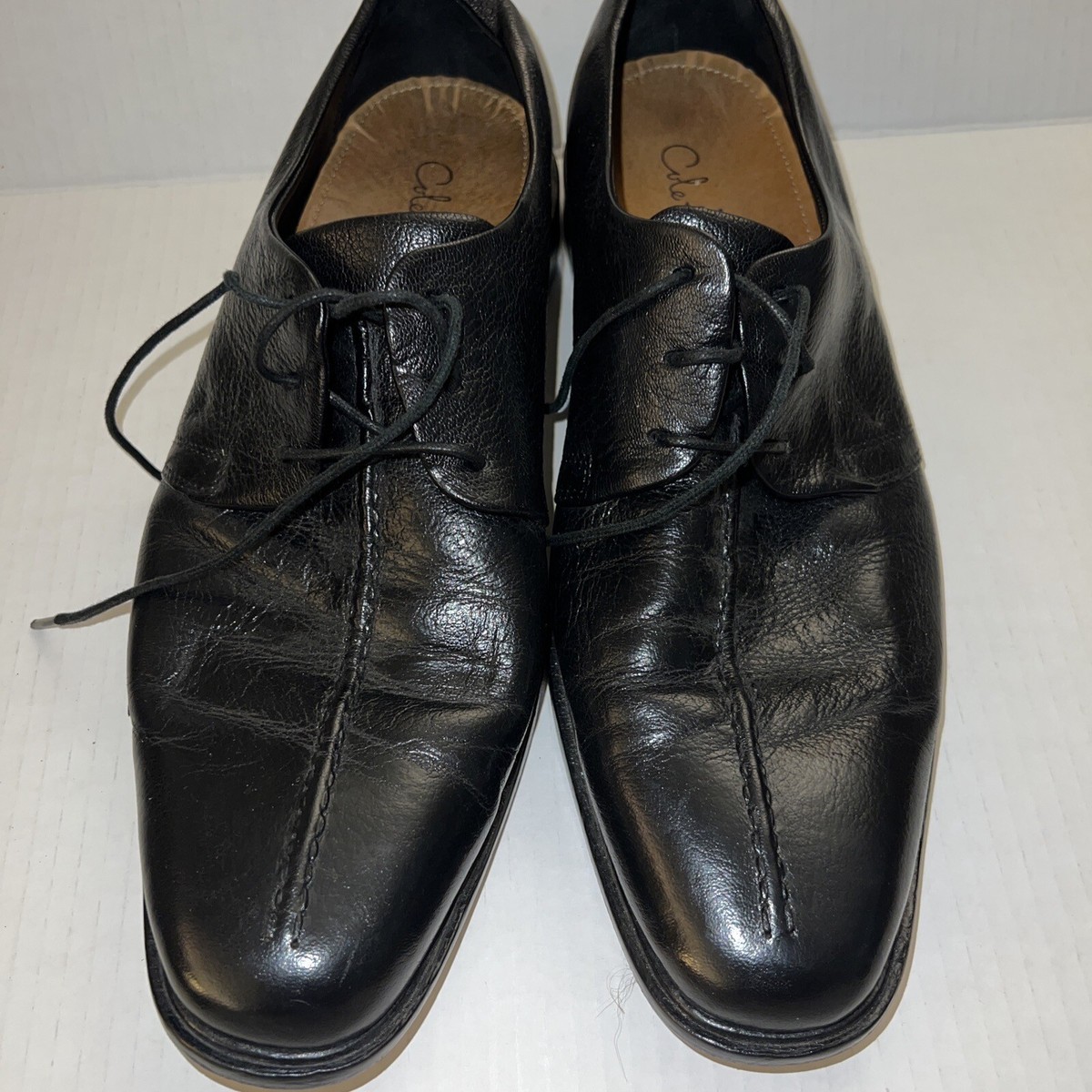 Cole Haan Beckett C06399 Black Leather Lace Up Oxford Dress  display picture 1