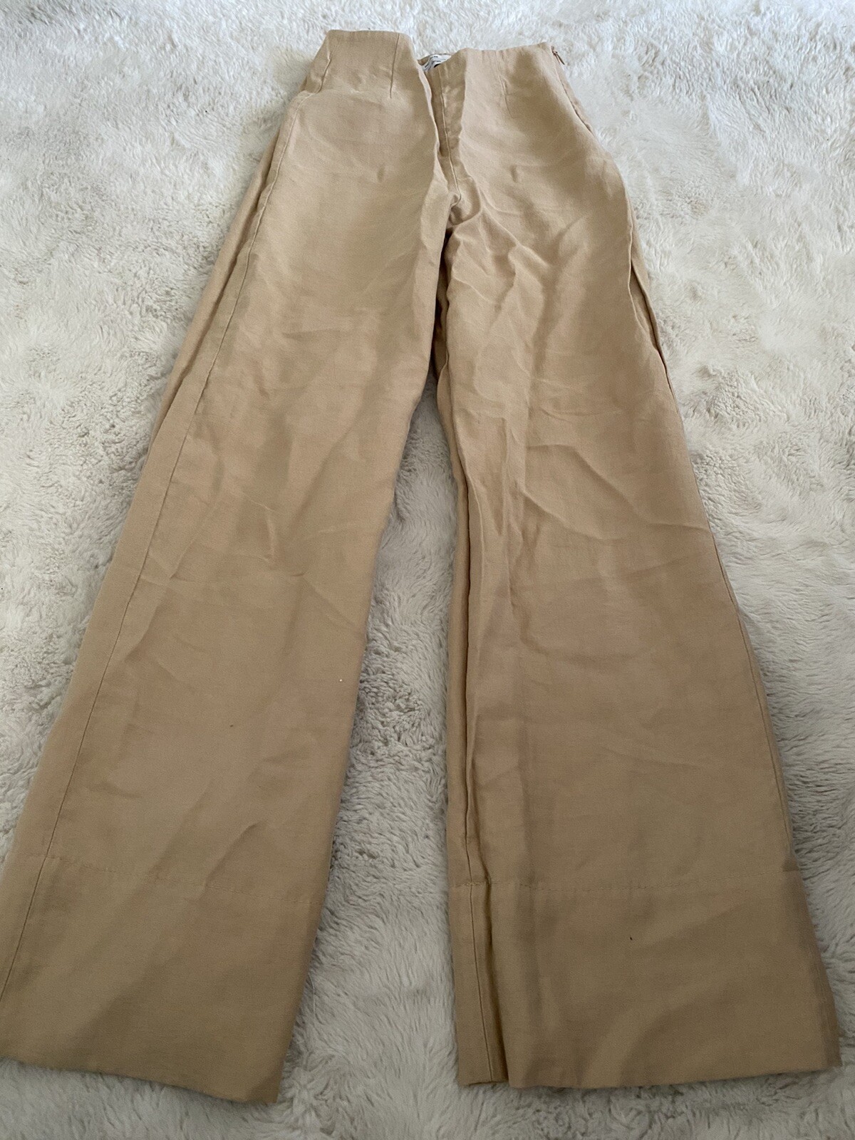 ALTRA pantalone paris atelier altre storie beige gamba larga taglia 2