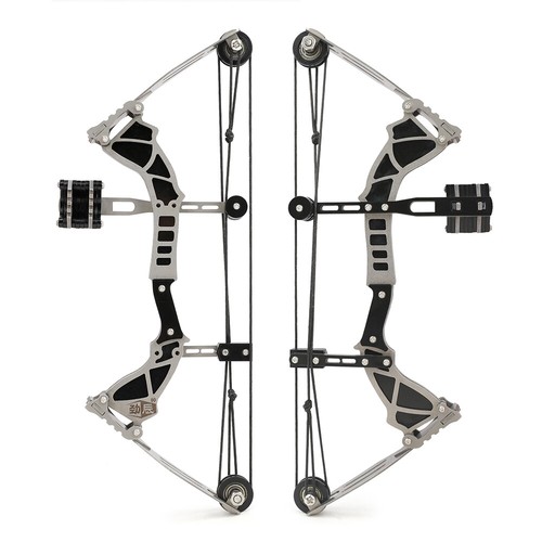 Mini conjunto de flechas de arco compuesto de 9,5" práctica de tiro regalo para niños arco de bolsillo portátil - Imagen 15 de 21