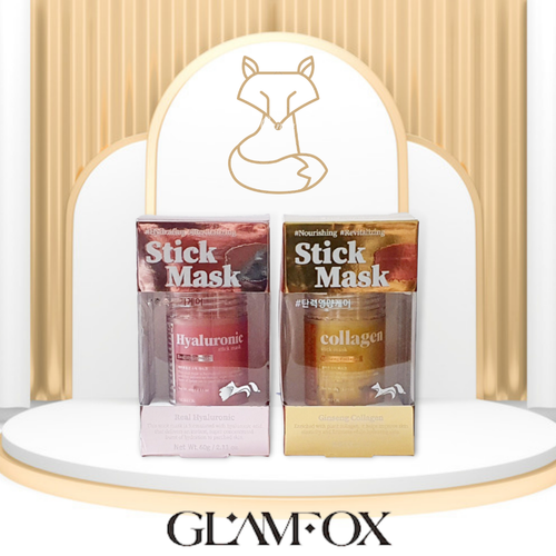 GLAMFOX Stick Mask Collagen & Hyaluronic Korean Face Skin Care K-Beauty