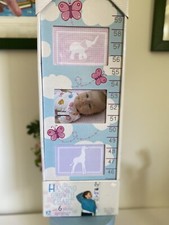 Baby Growth Chart with Photo Pockets Kids Han...