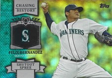 2013 Topps Rainbow Foil #CH-82 Felix Hernandez card, Seattle Mariners