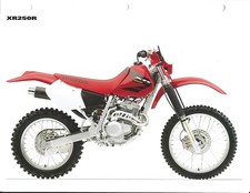 Motorcycle Data Sheet - Honda - XR250R - 2004 - Specifications Features (DC658)