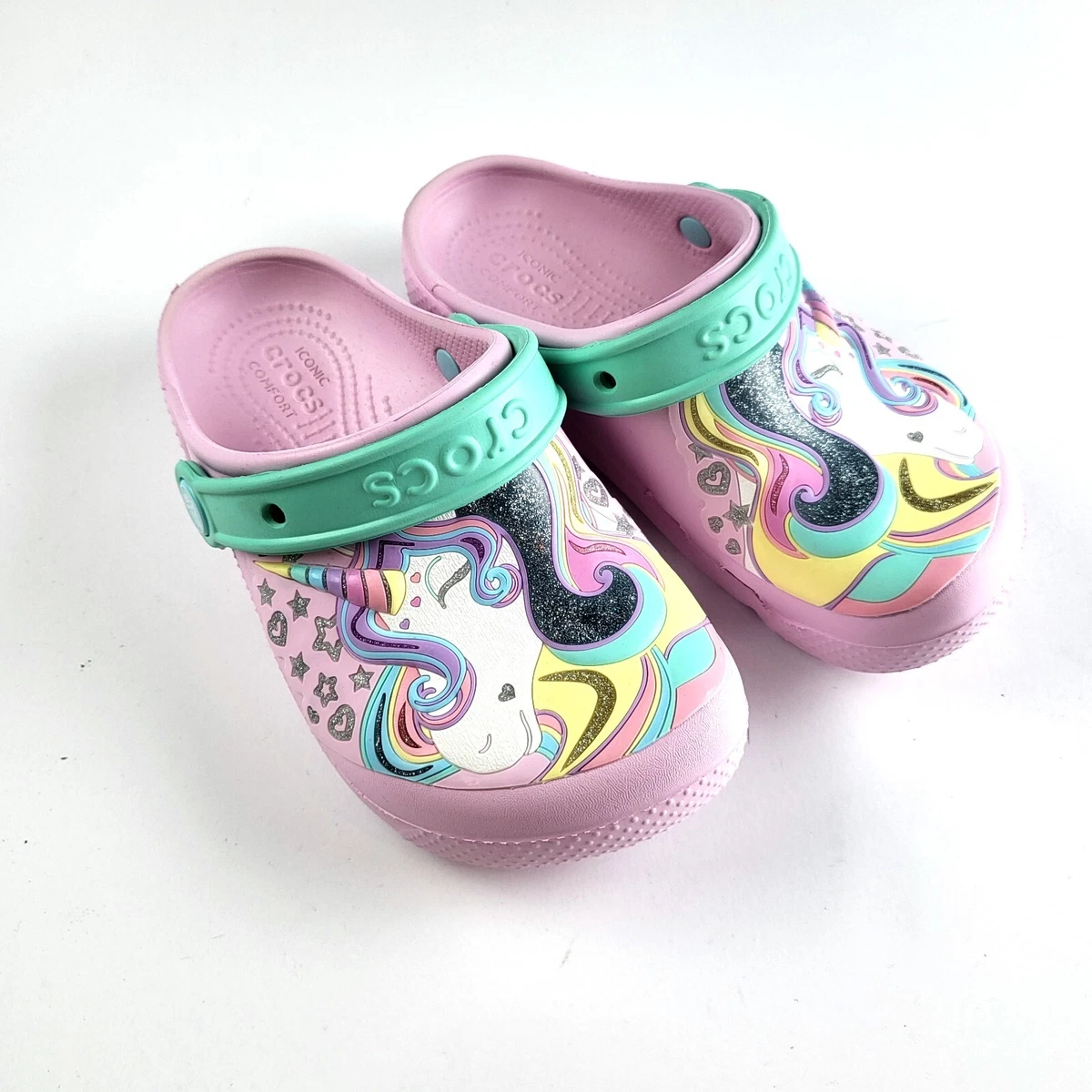 Unicorn crocs sales size 13