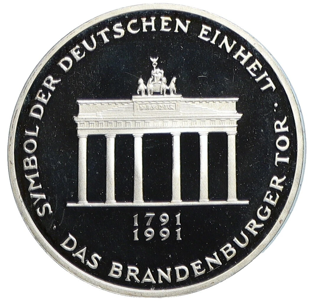 Plata 1991 monedas de Alemania