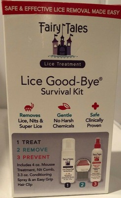 Fairy Tales Lice Treatment Good Bye Survival Kit Natural Free Ship
