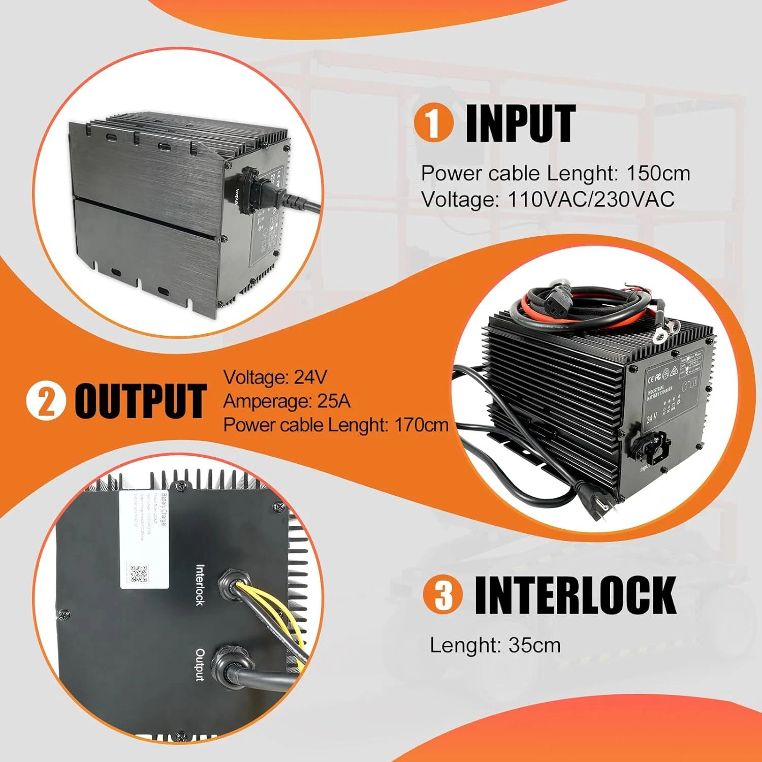 Sollevatore a forbice 25,6 V 105 Ah LiFePO4 batteria al litio per Genie