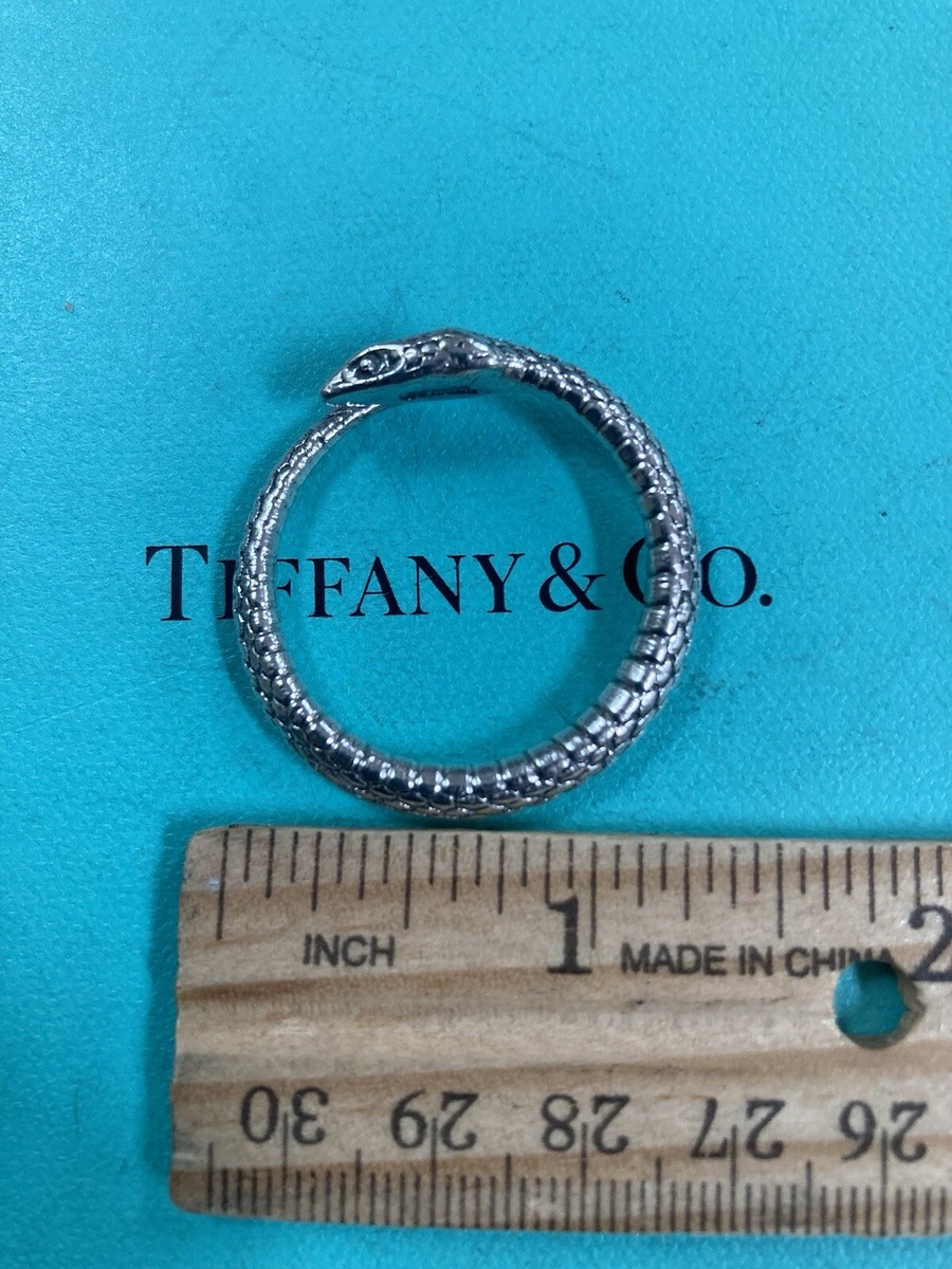 Tiffany & Co. スネークデザイン キーリング Tiffany & Co sterling silver Snake key ring 1971 keyring