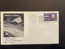 Telstar, Bell System Project Communications for Peace 1962, Sc#1173, Unaddressed