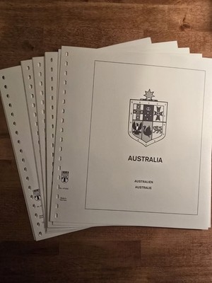 18 Ring Lindner Stamp Album Pages AUSTRALIA 1992 Through 1993