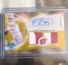 Topps 2025 Bowman's Best University Billy Edwards Jr. Wisconsin gold 46/50