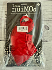Disney Nuimos Clothing Outfit Valentines Collection Red Dress Purse Lot NEW