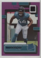 2022 Panini Clearly Donruss Rated Rookie Purple 66/175 Travon Walker #75 0q3