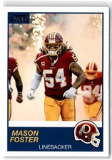 2019 Score Mason Foster #197 Washington Redskins