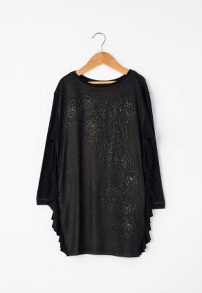 Women Diesel Dress Black Viscose 40 / L / 48 #7J6P