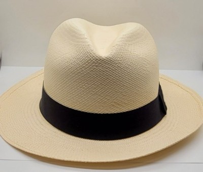  Genuine Montecristi Panama Hat Size 62 XL Men Women Handwoven Ecuador Straw 