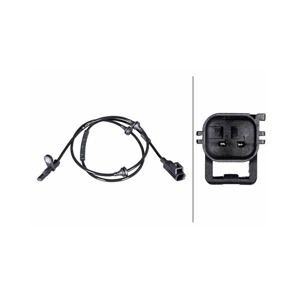 Hella Sensor, Raddrehzahl 6PU 358 216-421 FüR Land Rover, Vorderachse-image