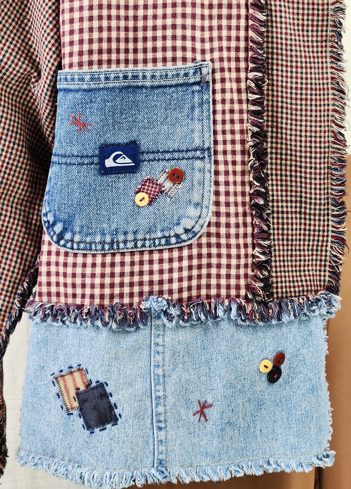 Handmade Patch Work Women's Full Sleeve Jacket Vi… - image 8