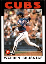 Warren Brusstar 1986 Topps #564 Chicago Cubs MLB READ FREE SHIPPING AutographDen