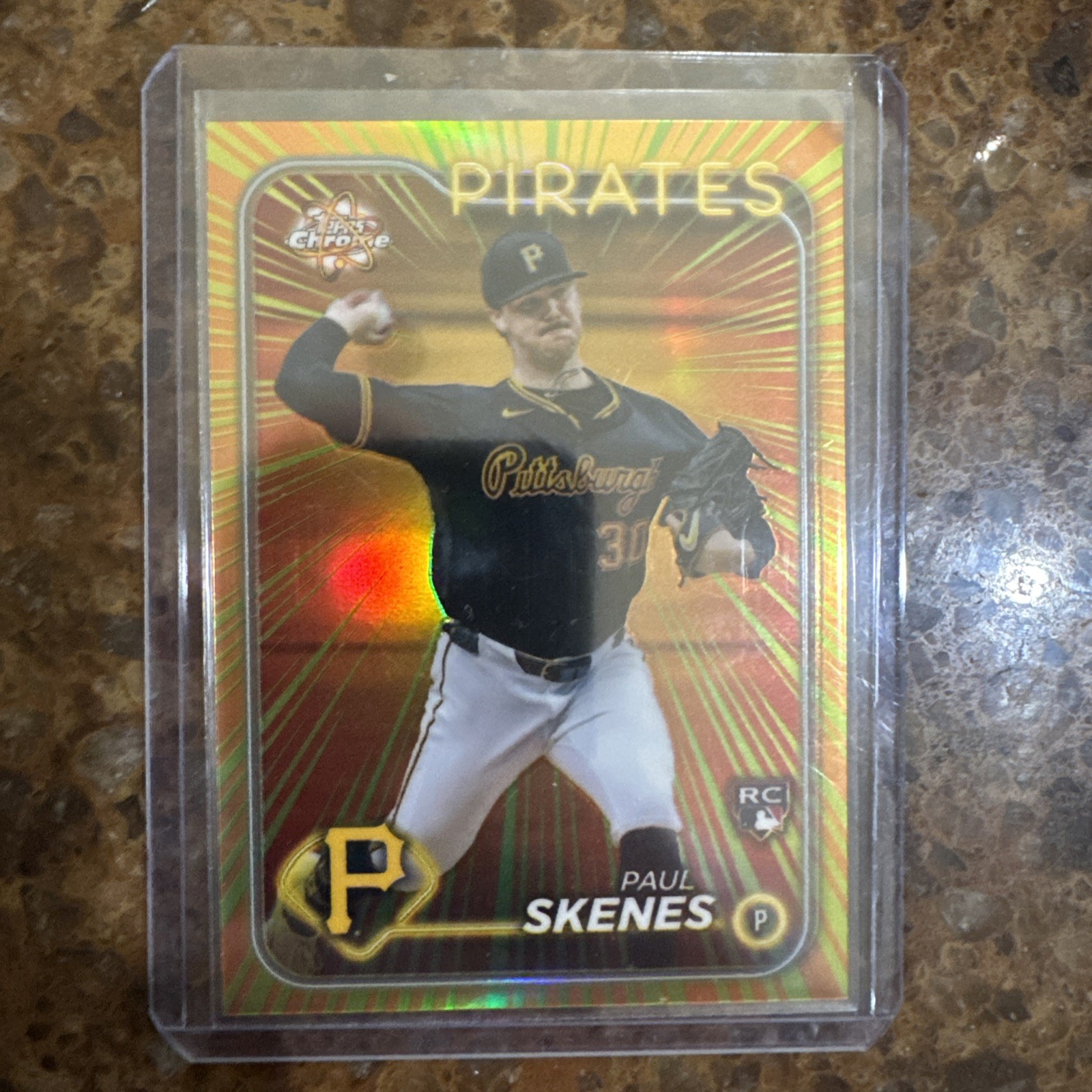 2024 Topps Chrome Update Series - Radiating Rookies Paul Skenes #RR-21 (RC)