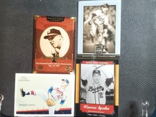 Warren Spahn 4 Baseball cards in lot 1 #D /1958 3 Base Milwaukee BRAVES