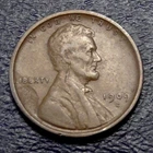 1909-S  Lincoln Cent,  VF, Details