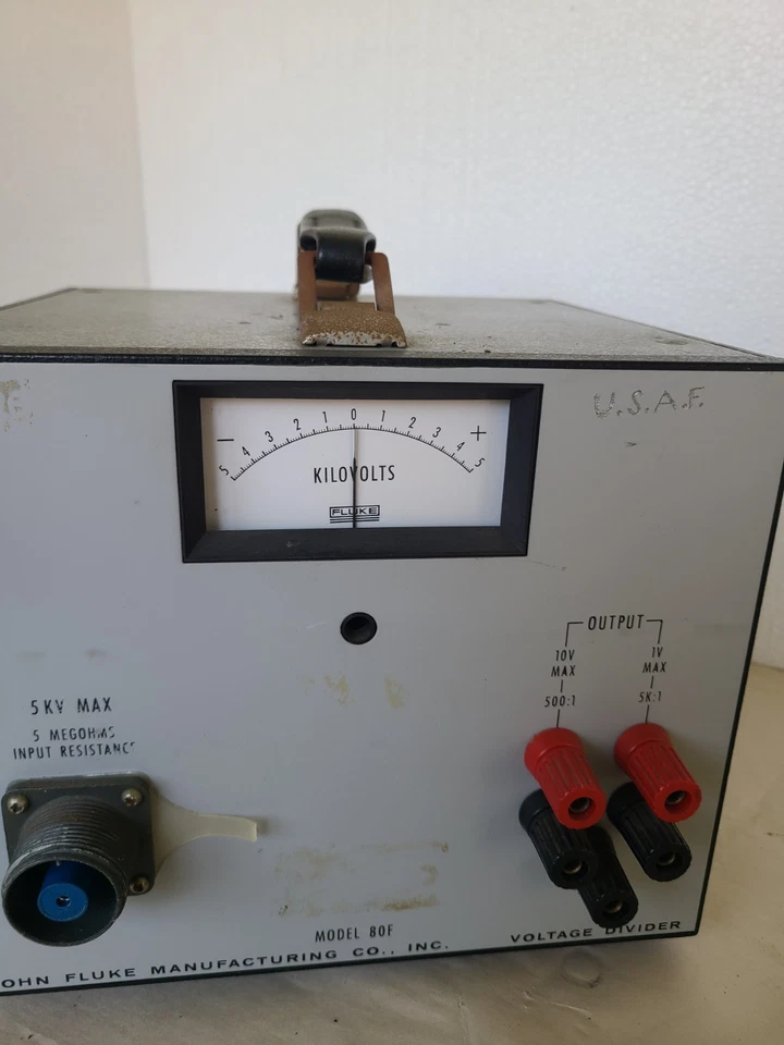 Divisor de alto voltaje Fluke 80F (80E-5) 5KV MAX, COMO ESTÁ SIN PROBAR Foto 4 de 4