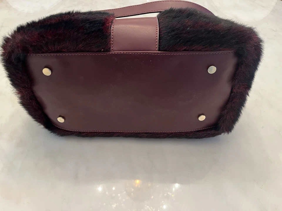 NUEVO CON ETIQUETAS NARDELLI Bolso de Mano Hobo Bolso de Mano Bolso con Mango Superior Cuero Italiano y Piel Sintética Foto 4 de 4