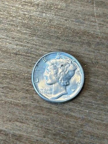 1944 Mercury Dime BU