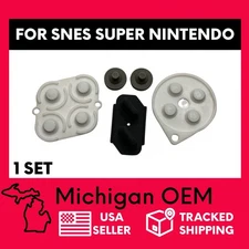 Replacement SNES Controller Conductive Rubber Pad Set for Super Nintendo