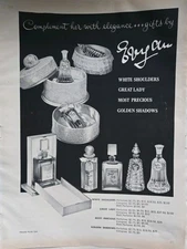 1961 Evyan White Shoulders Great Lady Most Precious Golden Shadows Perfume ad 